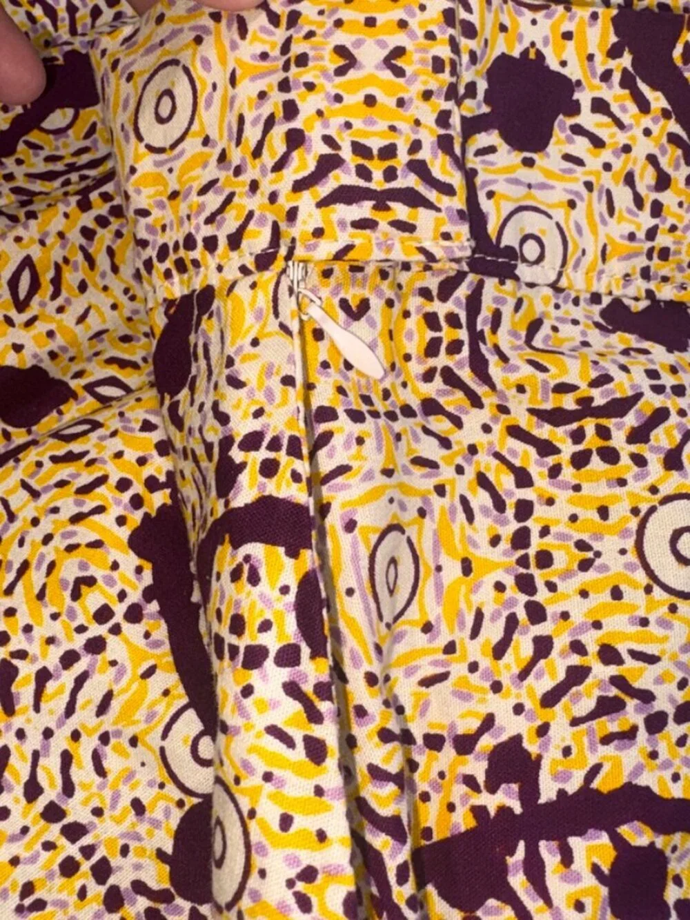 Francis + Benedict 100% Cotton Hand Made in Africa Flowy Printed Skirt size M
